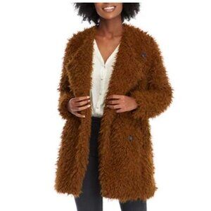 NEW DIRECTIONS-  Women's Polished Toffee Poodle Jacket - M